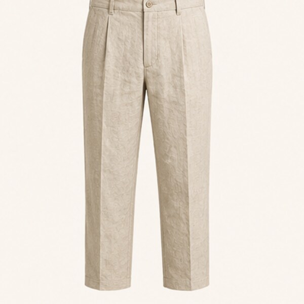 Linen Trousers private label manufacturing example