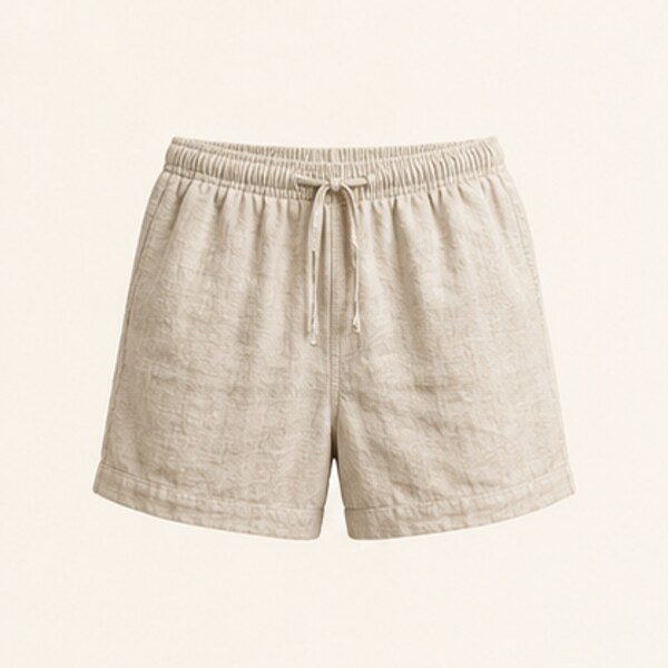 Linen Shorts manufactured in Istanbul Türkiye
