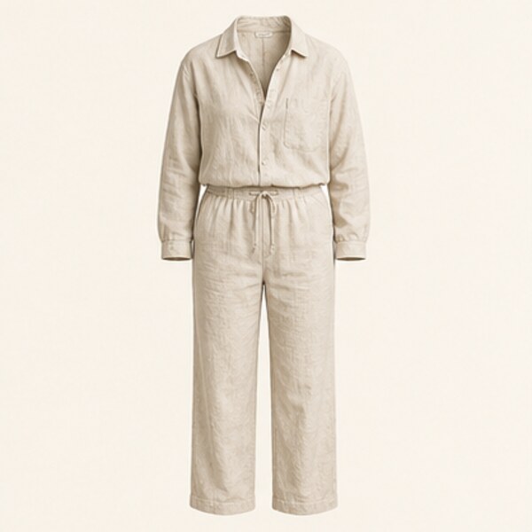 Linen Matching Set private label manufacturing by UNO VERRA® in Türkiye