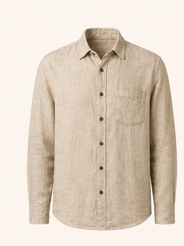 Hemp Shirt private label manufacturing by UNO VERRA® in Türkiye