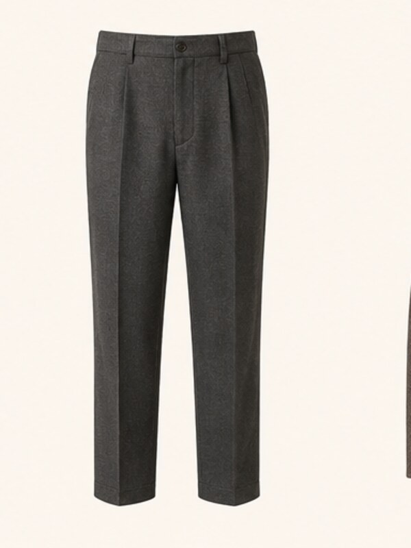 Wool Trousers private label manufacturing by UNO VERRA® in Türkiye