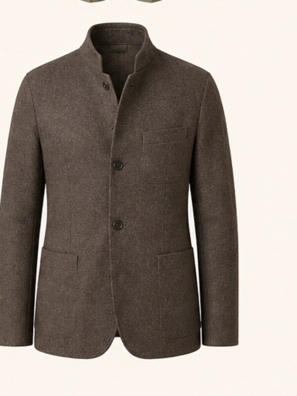 Wool-Blend Jacket private label manufacturing by UNO VERRA® in Türkiye